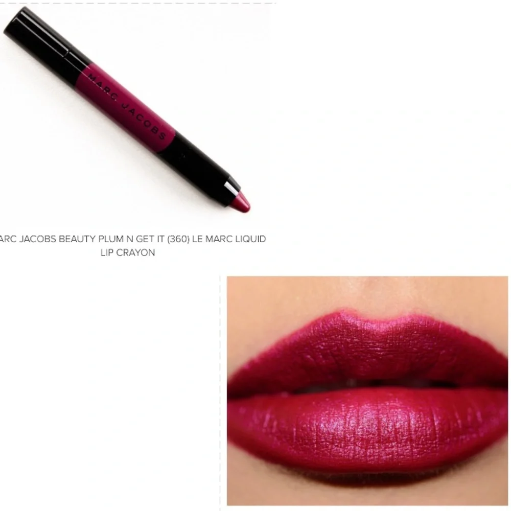 Plum N Get It (360) MARC JACOBS BEAUTY LE MARC LIQUID LIP CRAYON